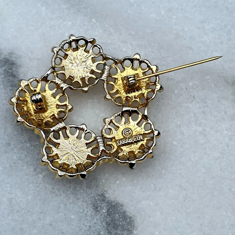 Vintage Sarah Coventry Signed Brooch